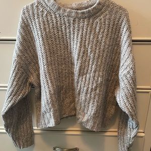 Gray Knit American Eagle Sweater